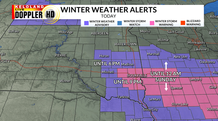 AA1RRfR6 Storm Center PM update: Snow ending; cold air arriving