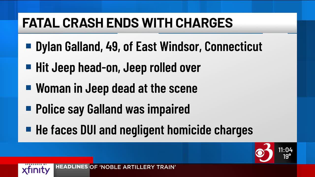 Connecticut man charged with negligent homicide after fatal crash in NH