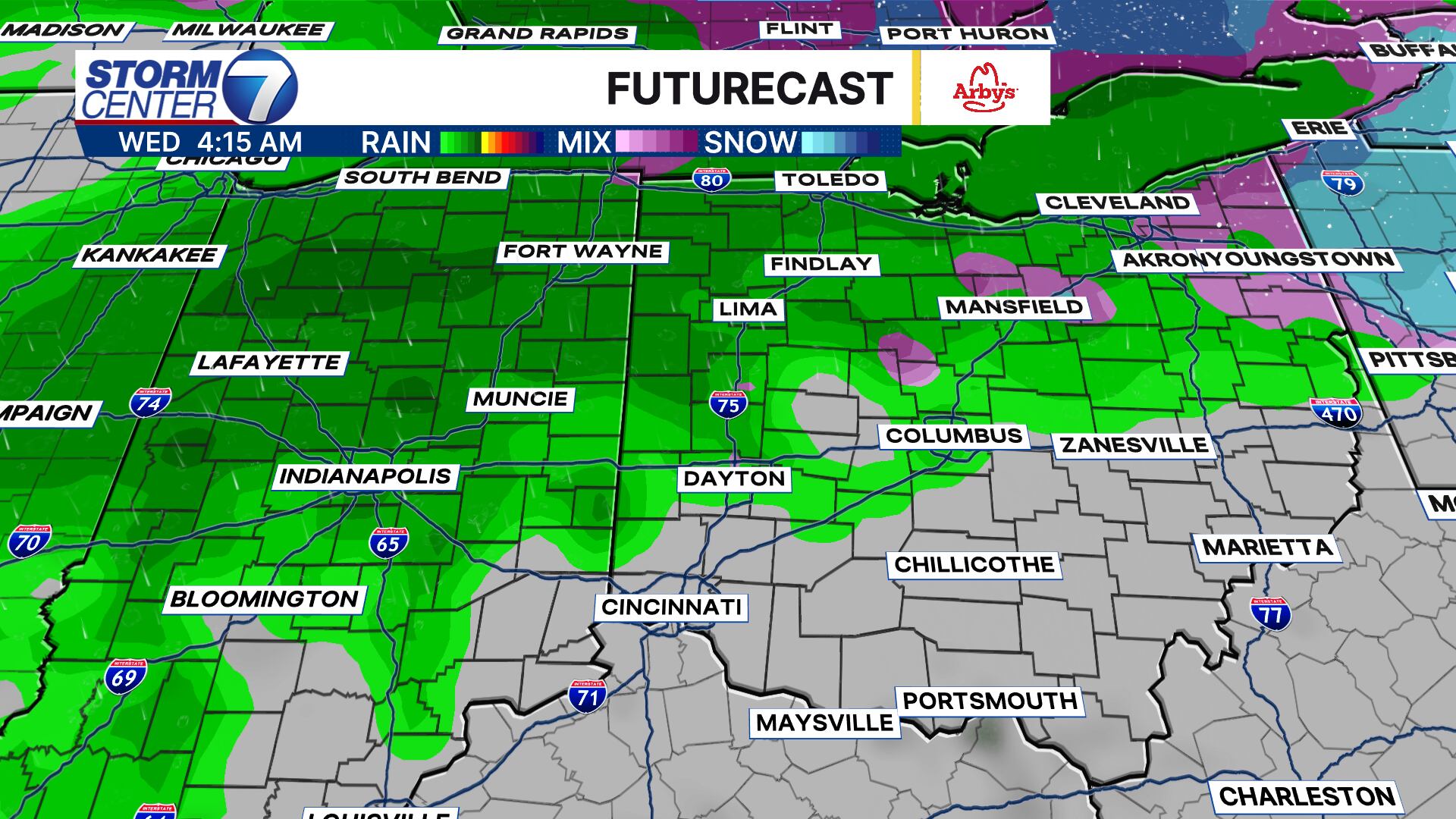 AA1RRjnk Period of snow Sunday morning ahead of another shot of Arctic air