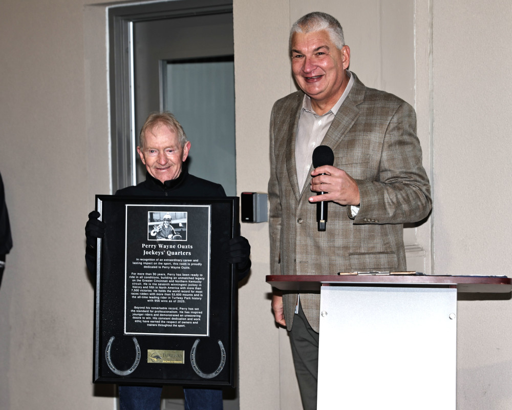 Racetrack roundup: Turfway Park officially names jockey quarters in ...