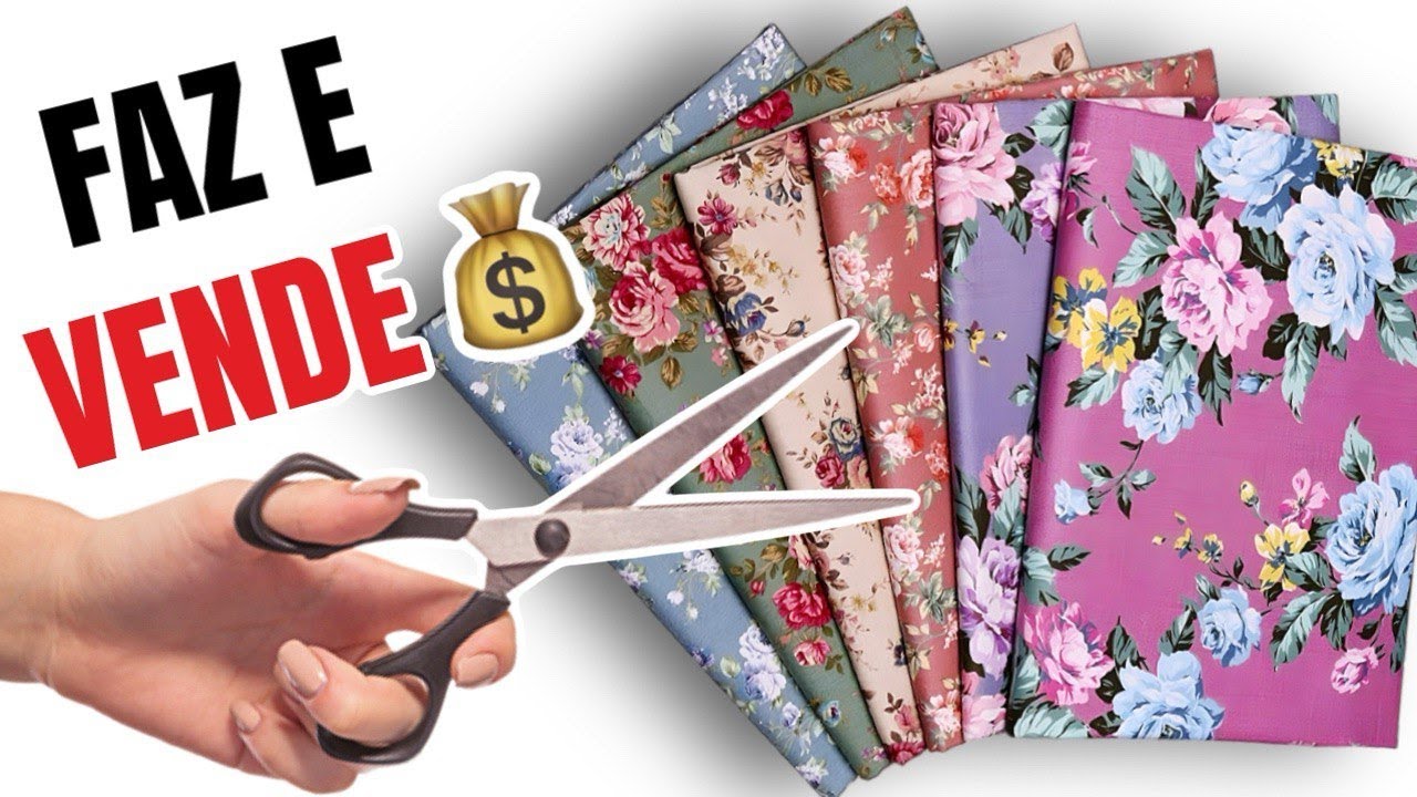 3 ideias de costura fáceis para vender ou decorar sua casa