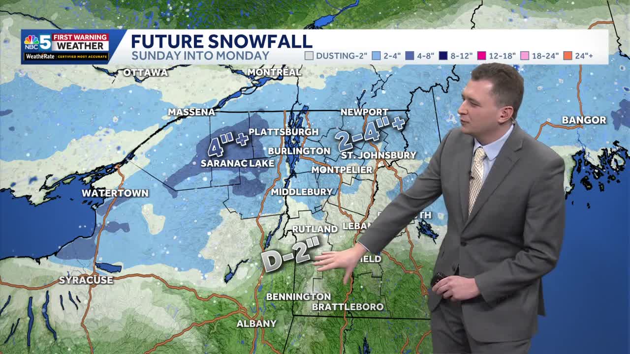 Another round of snow arrives Sunday night into Monday (12-06-25)