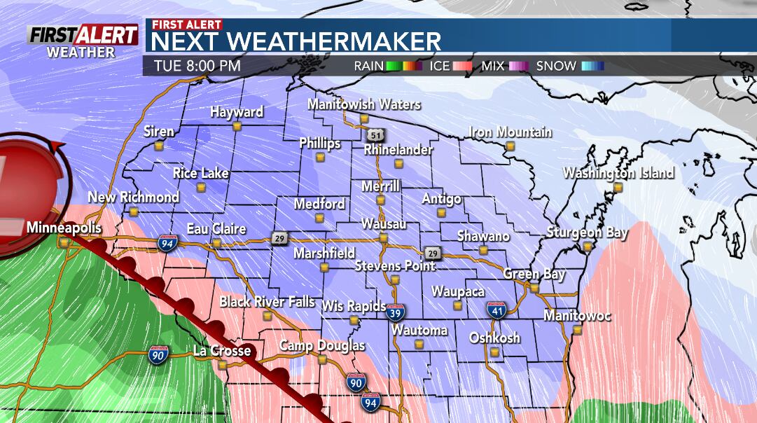 More risks of snow in the days ahead