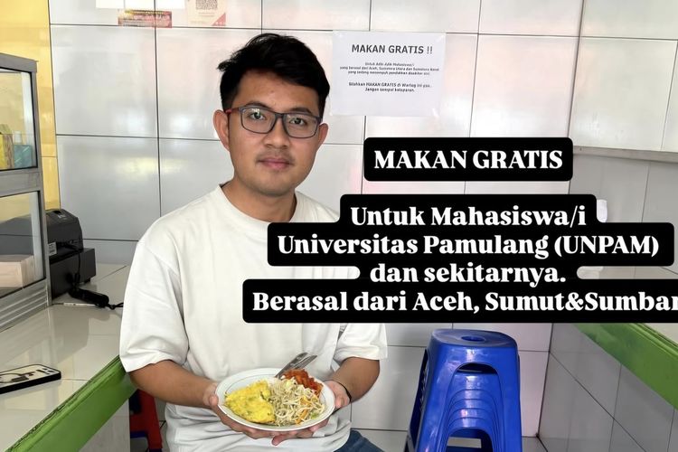 Hangatnya Makan Gratis untuk Mahasiswa Perantau Sumatera