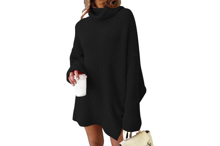 Everyone's raving about this comfy sweater dress on Amazonand it's perfect  for every holiday party