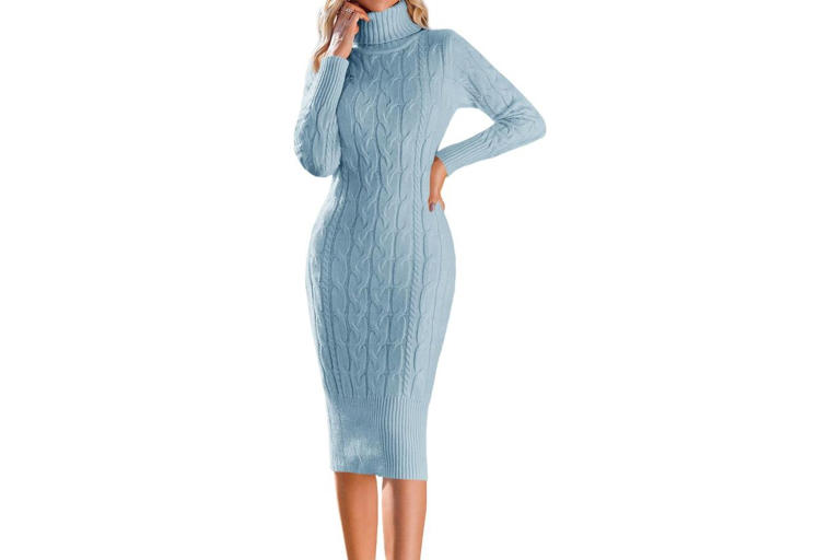 Everyone's raving about this comfy sweater dress on Amazonand it's perfect  for every holiday party