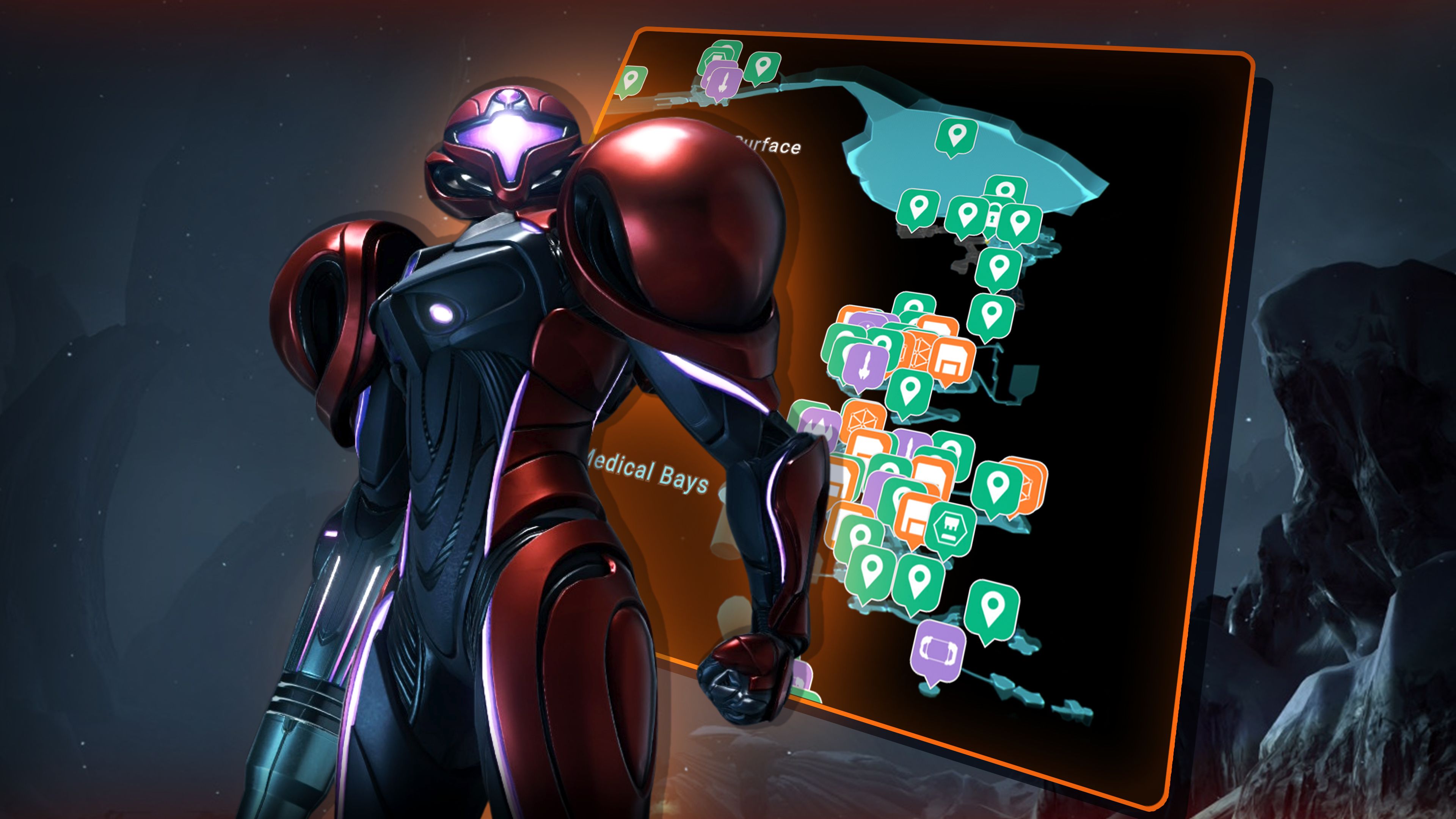 Metroid Prime 4: Beyond - Ice Belt interactive map