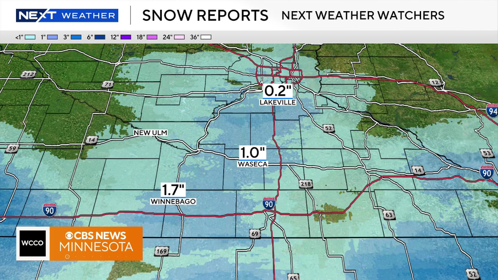 Freezing temperatures Sunday morning; snow flurries possible Monday