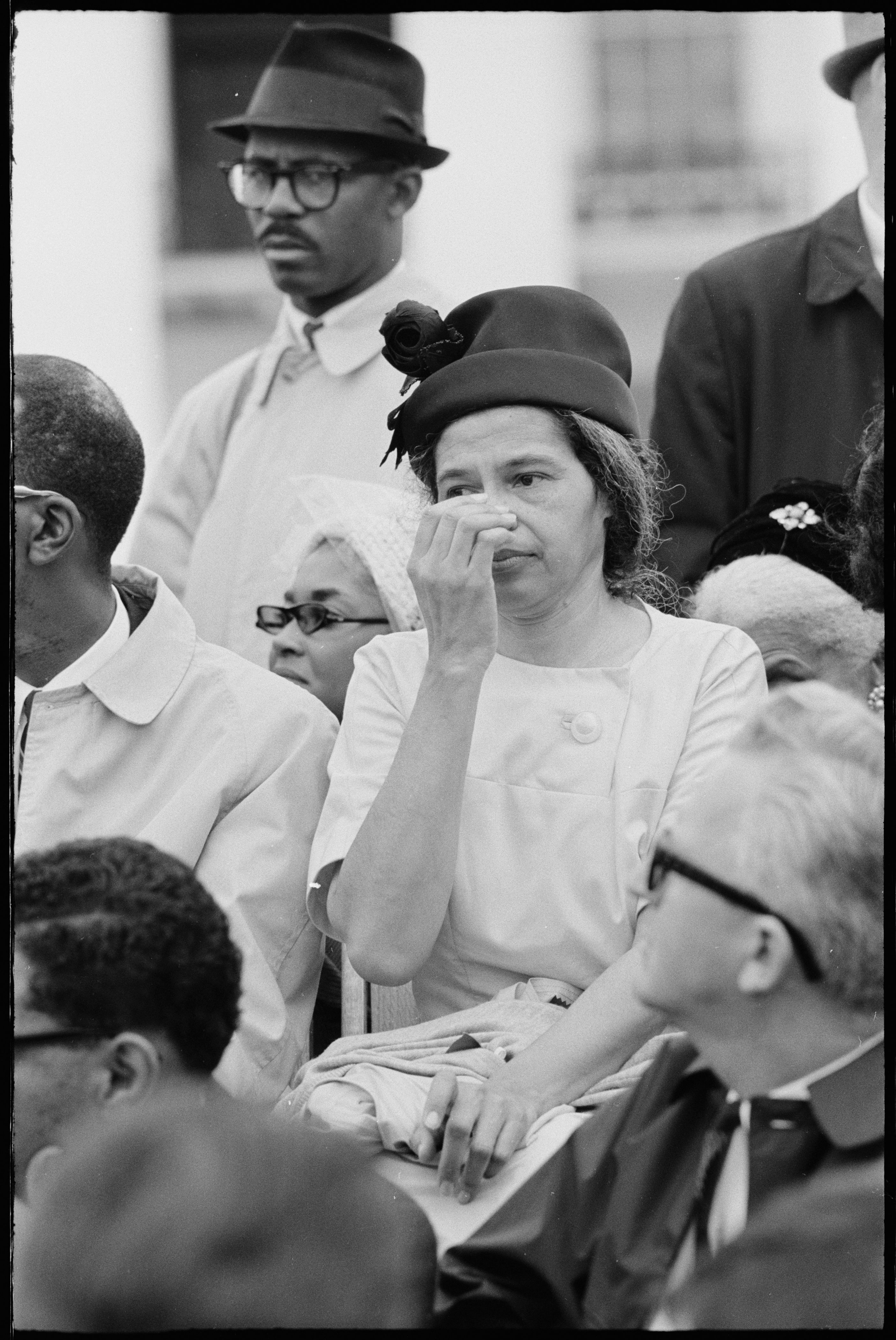 Unseen photos of Rosa Parks during the Selma march discovered