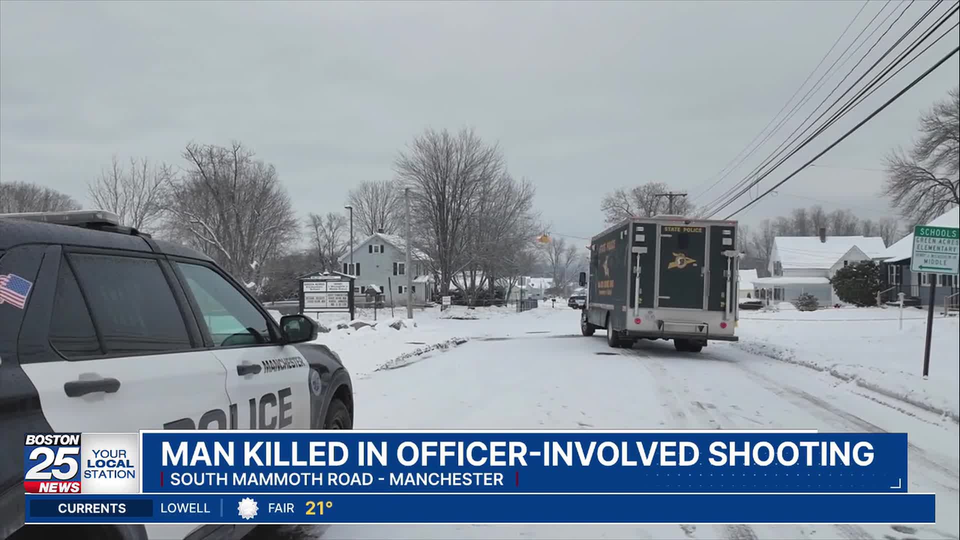 Man fatally shot by police after pursuit in Manchester, NH, AG’s office ...