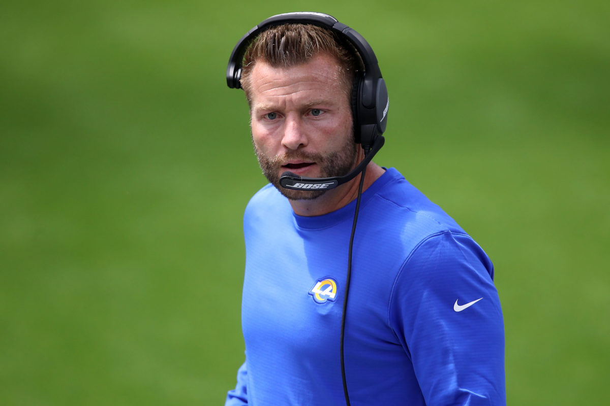 NFL fans sending well wishes to Sean McVay amid illness