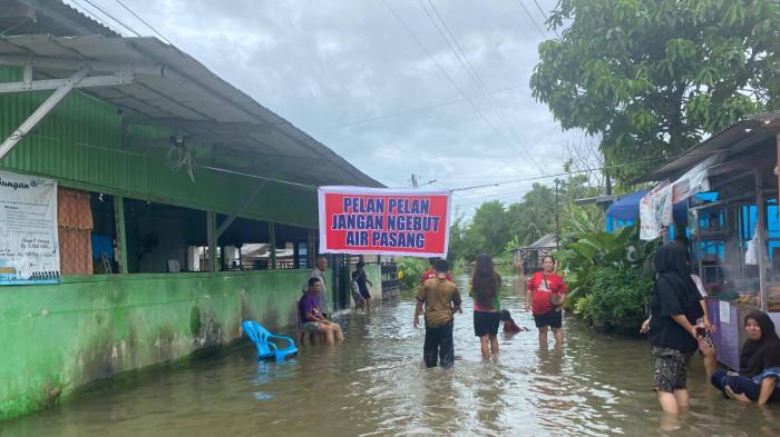 Penjelasan BPBD Bangka tentang banjir dan lumpur di Belinyu yang viral: 1 rumah rusak ringan