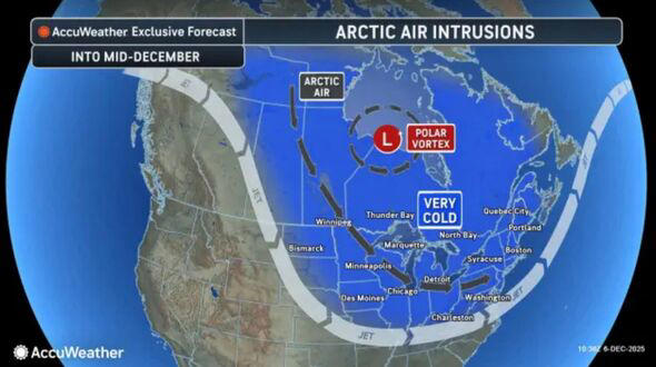 Freezing fog in Virginia after season's 1st snowfall amid polar vortex ...