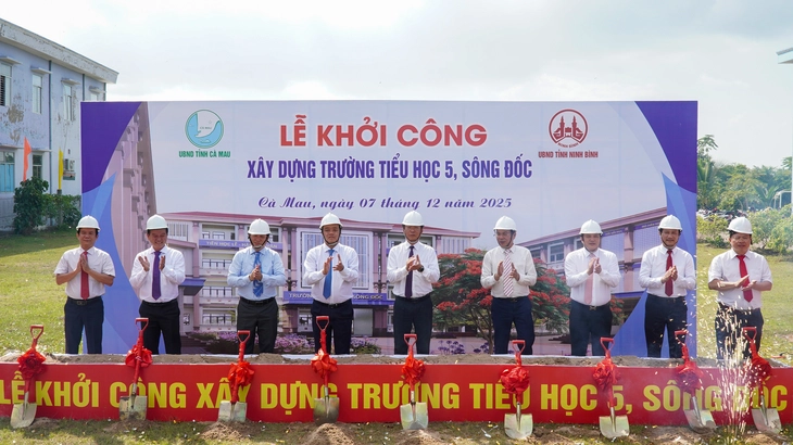 Ninh Bình hỗ trợ 'anh em kết nghĩa' Cà Mau 20 tỉ đồng xây trường học
