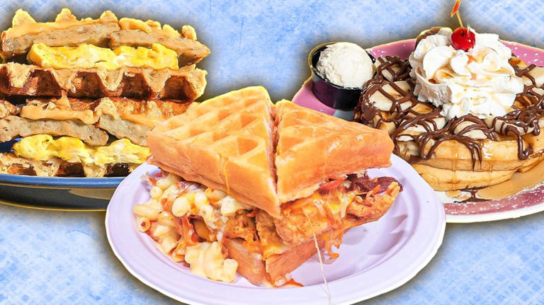 11 restaurants with the most unique waffles in the US