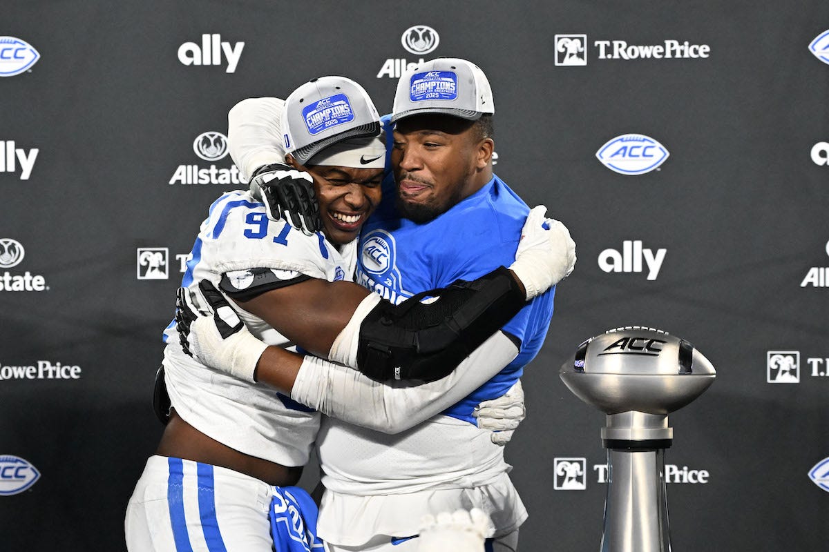 Photos Duke Football Celebrate Acc Championship