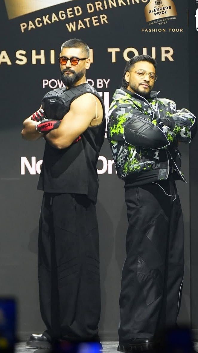 Harnaaz Kaur Sandhu & Rapper Raftaar Walks The Ramp In Show-Stopping ...