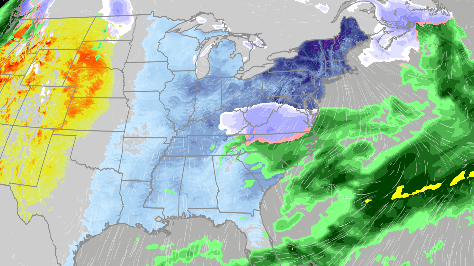 Clipper systems bringing rounds of cold air and chances of snow for ...