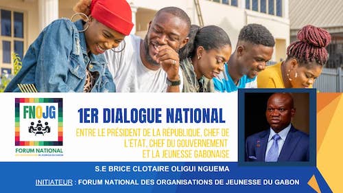 Les Jeunes Leaders des Mouvements des Partis Politiques saluent l’initiative de l’organisation du Dialogue avec le Président Brice Clotaire Oligui Nguema