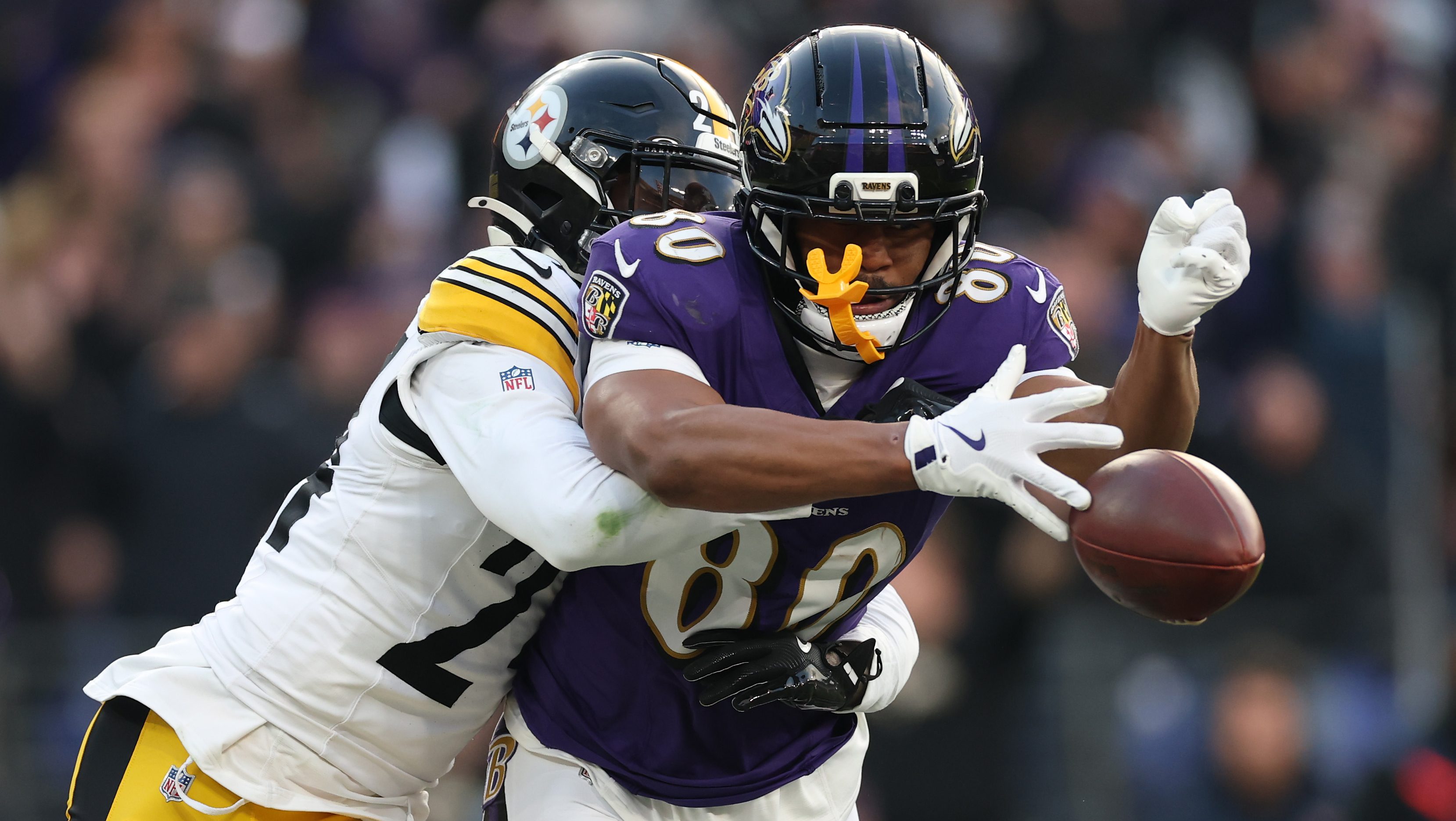 Ravens TE Isaiah Likely 'robbed' of TD in loss to Steelers
