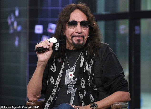 Sunday's ceremony came less than two months after the death of guitarist Ace Frehley
