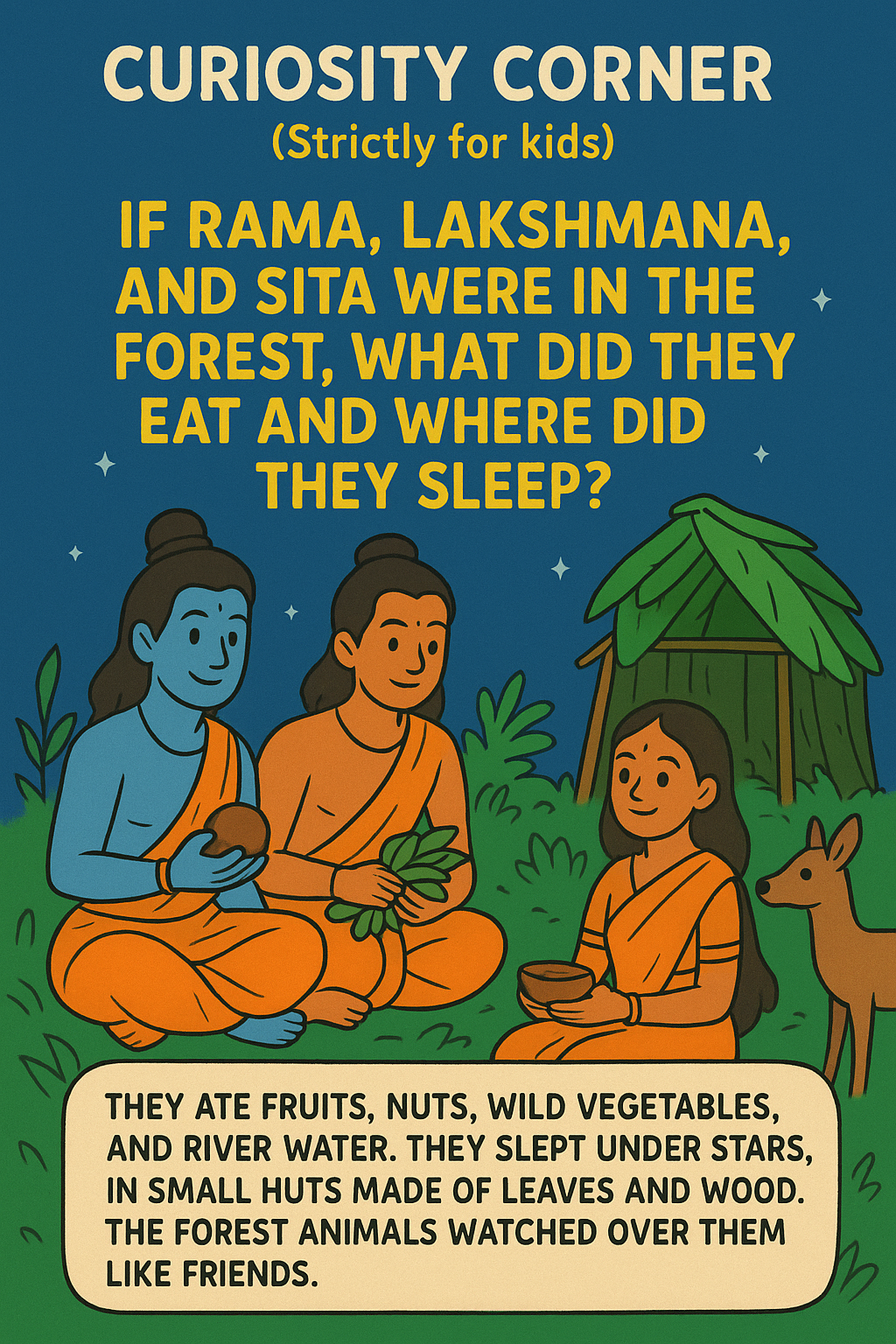 Curiosity corner: If Rama, Lakshmana, and Sita were in the forest, what ...
