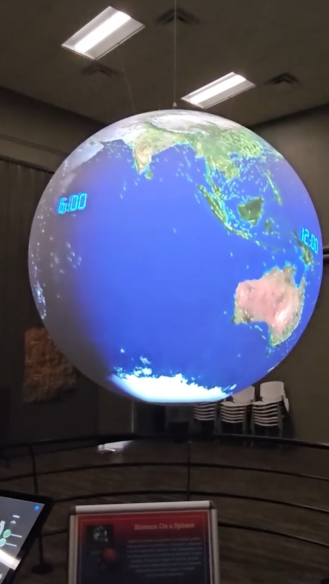 A globe that shows Earth like you’ve never seen it