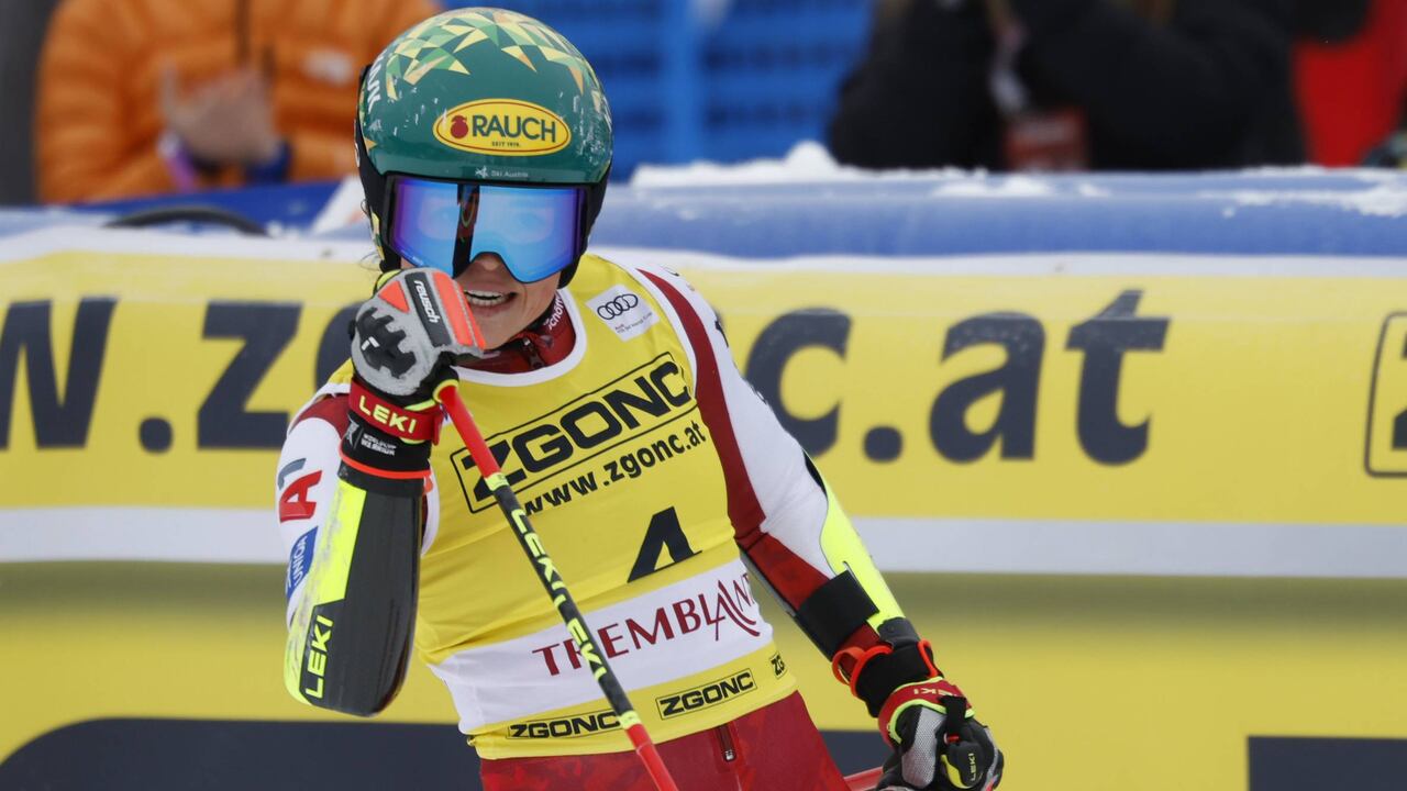 Austria's Scheib grabs her 2nd World Cup giant slalom victory of the season