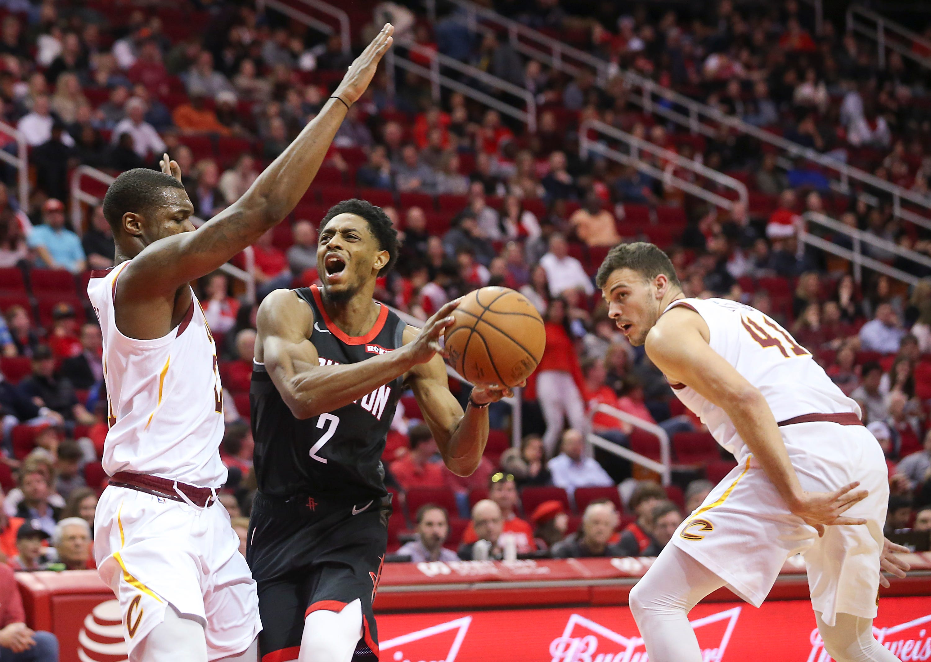 Houston Rockets jersey history No. 2 - Brandon Knight (2018-19)