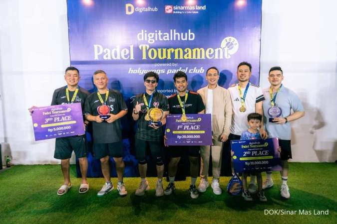 Kolaborasi Sinar Mas Land dan Holywings Sukses Gelar Turnamen Padel di BSD City