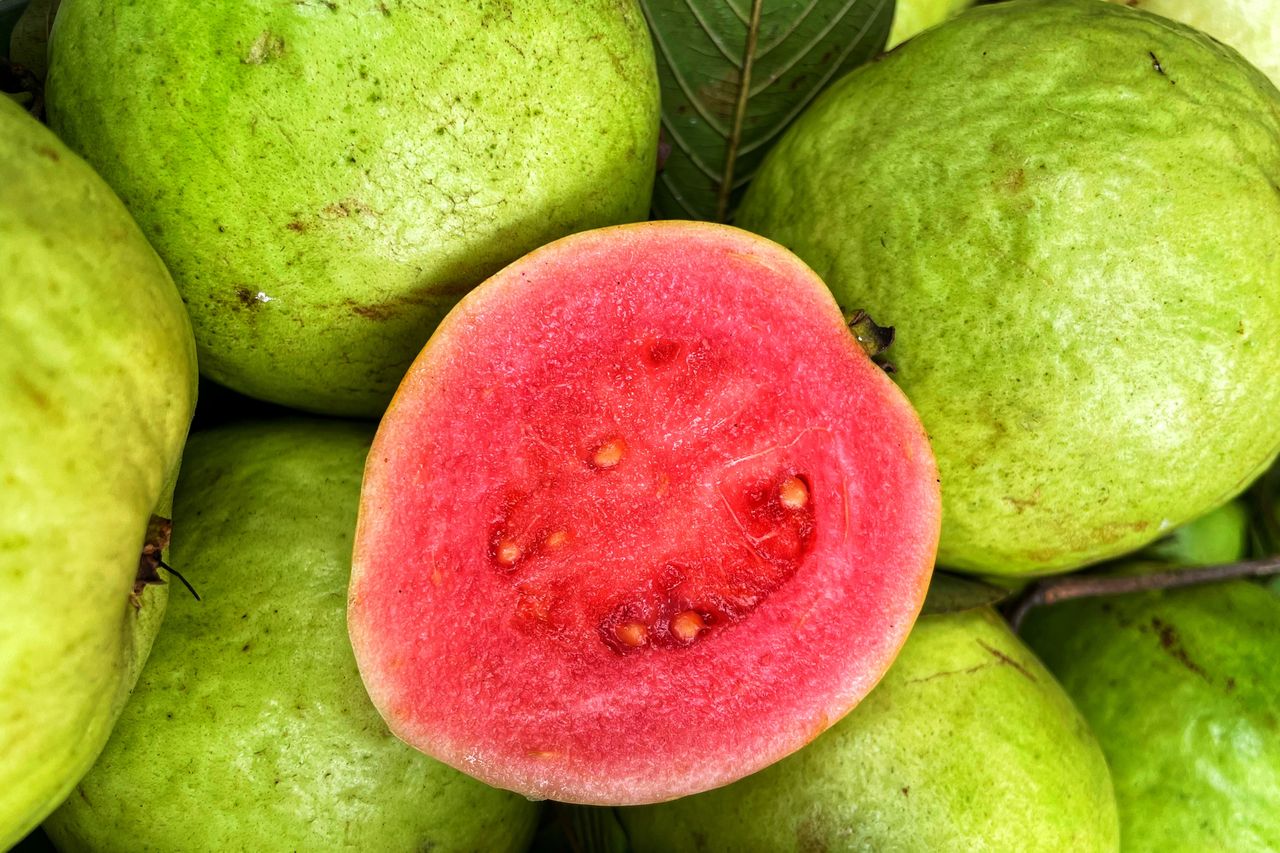Guava, rich in potassium