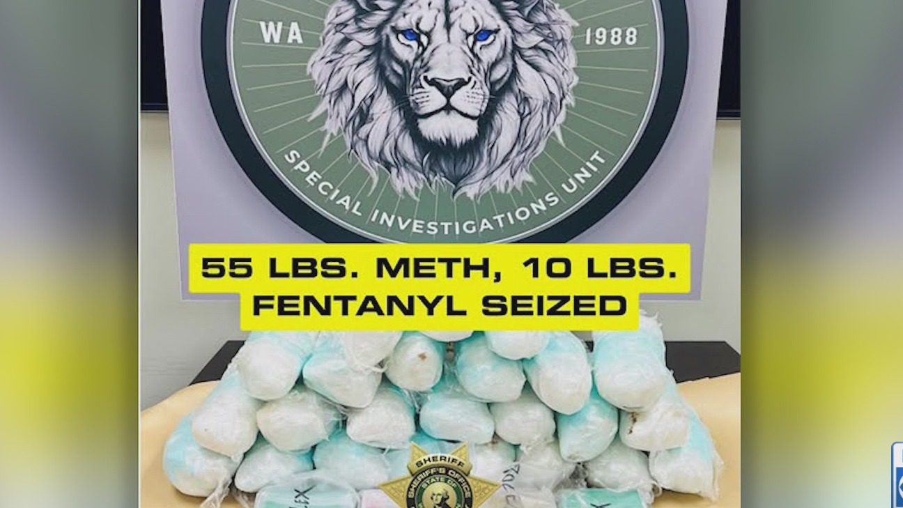 55 lbs of meth, 10 lbs of fentanyl seized in Oregon traffic bust