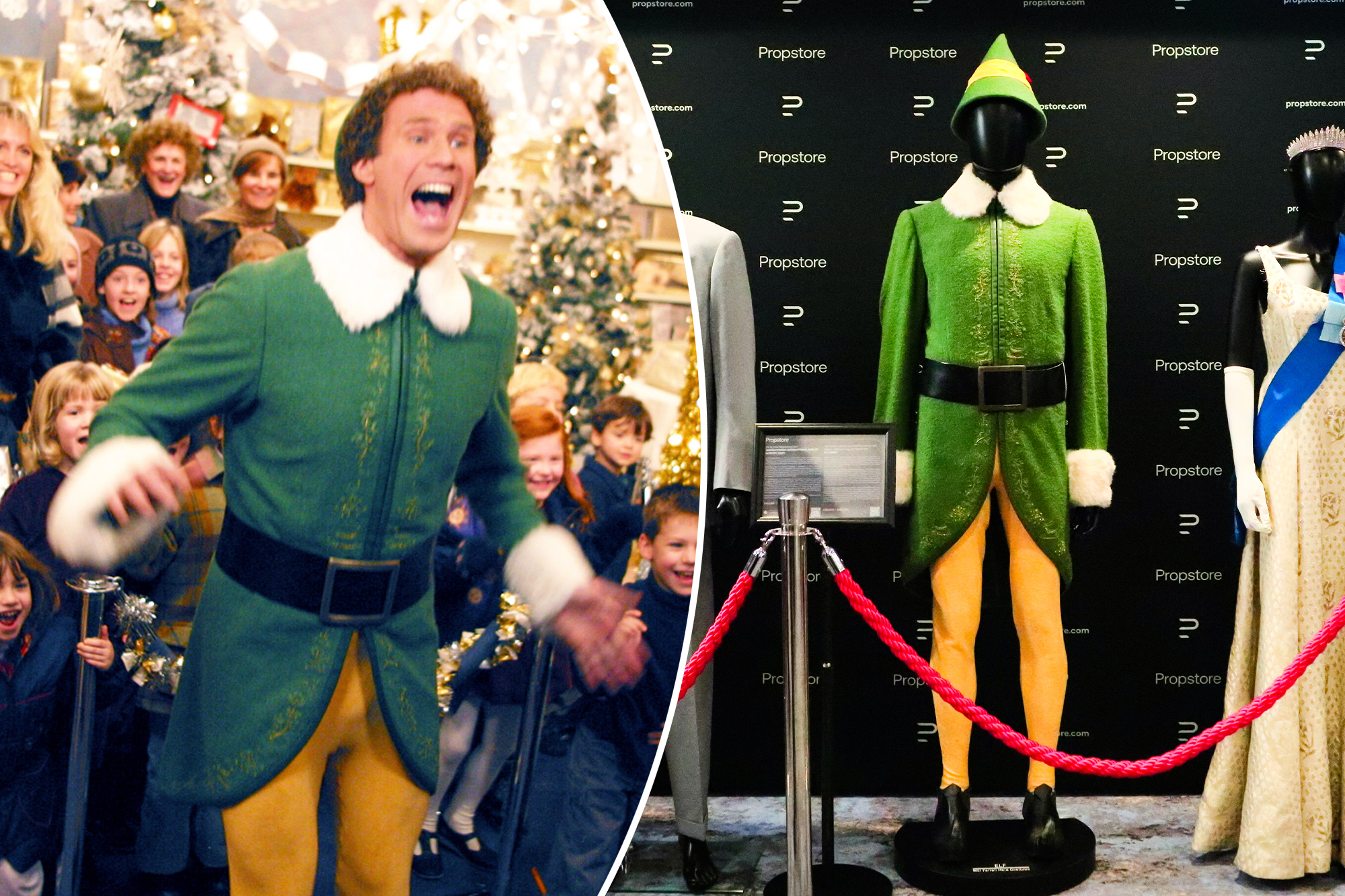 'Elf' costume worn by Will Ferrell sold for over $319,000 at English ...