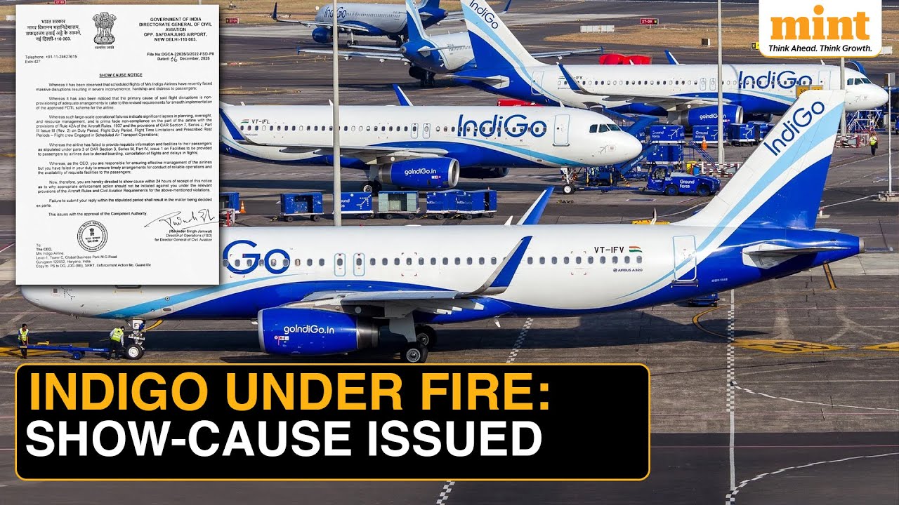 IndiGo scrambles to find more pilots as DGCA issues show cause after ...