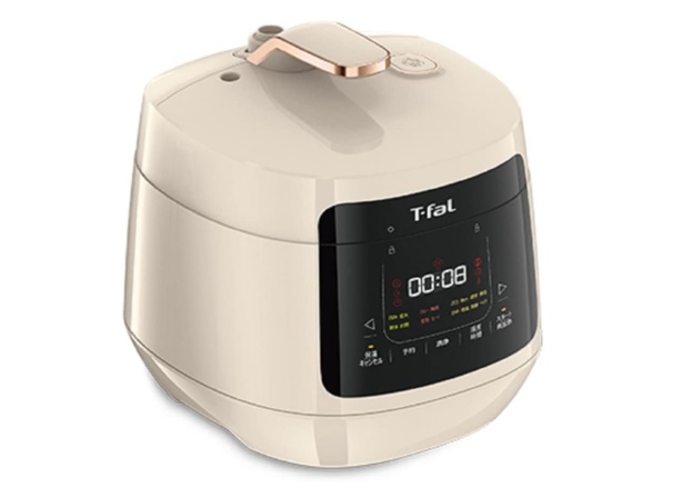 T-fal 圧力鍋　炊飯器　1台16役　美品 1台16役！無水調理やパン焼き機能も加わったティファールの電気圧力鍋