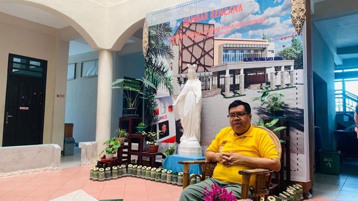 Uskup Tanjung Selor Mgr Paulinus Yan Olla Umumkan Persiapan Natal di Katedral Santa Maria Assumpta