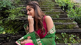 Rasha Thadani serves festive inspiration in vibrant pink sharara; wins