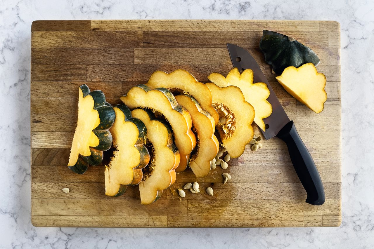 Acorn squash, rich in potassium