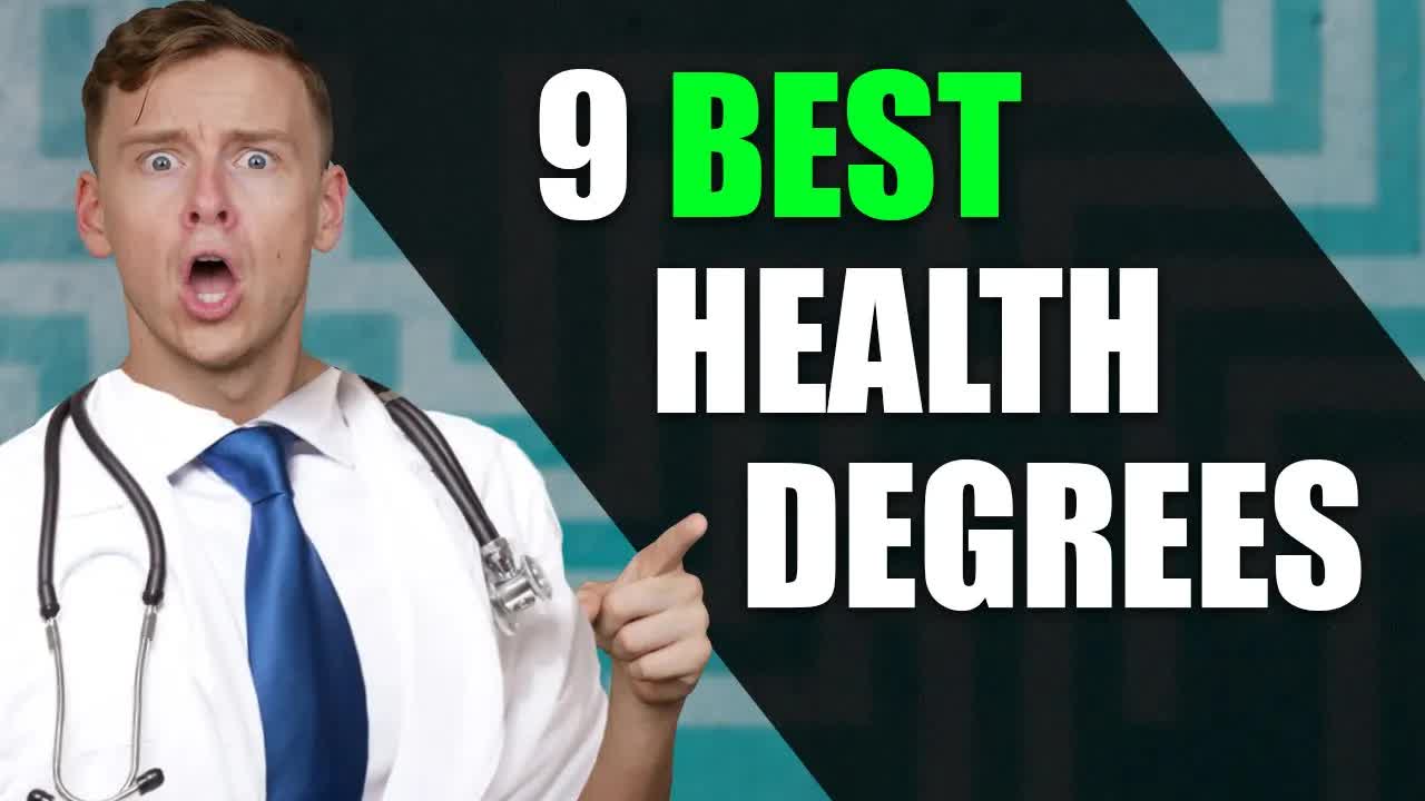 Top 9 health degrees (2025)<br>
