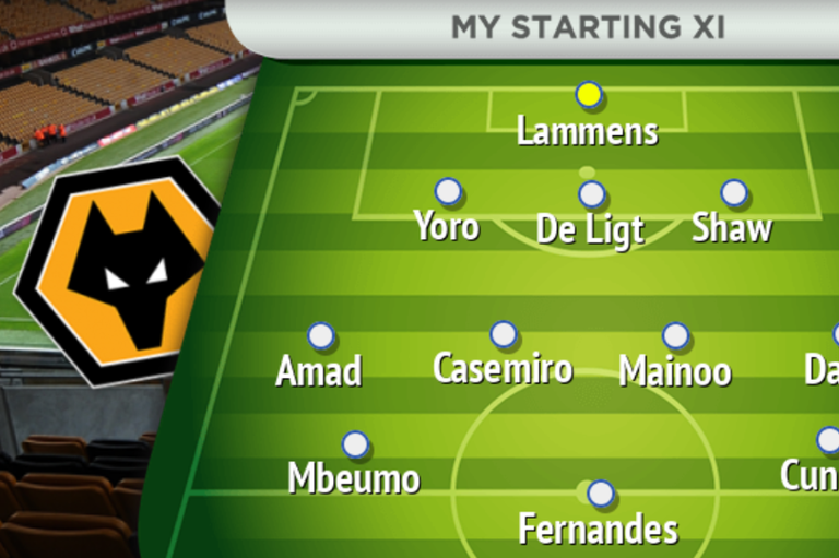 How Manchester United should line up against Wolves in Premier League ...