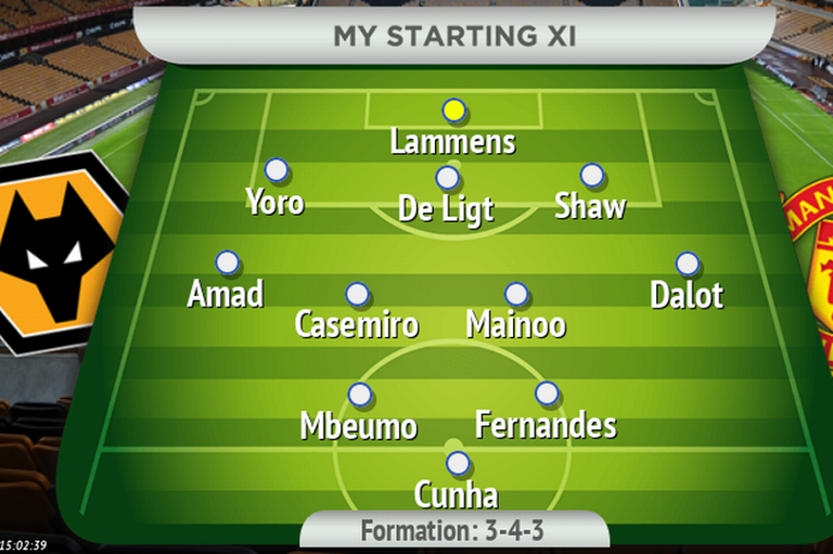 How Manchester United should line up against Wolves in Premier League ...