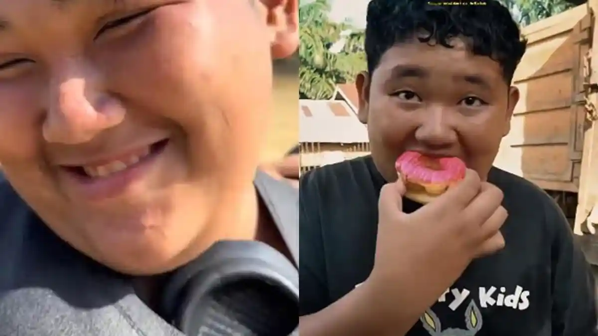 MINTA ROTI - Zein, korban banjir di Aceh Tamiang viral di media sosial setelah videonya minta roti menyebar luas. Kini mendapat rezeki dan dikirim roti oleh Aroma Bakery, Senin (8/12/2025). (Instagram/aromabakery)