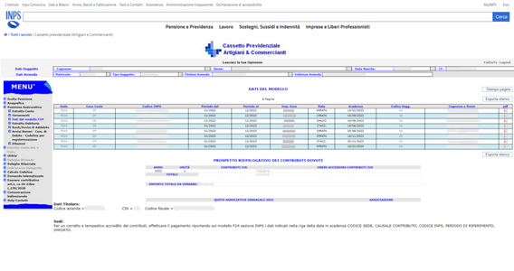 Contributi INPS fissi artigiani e commercianti: come scaricare i ...