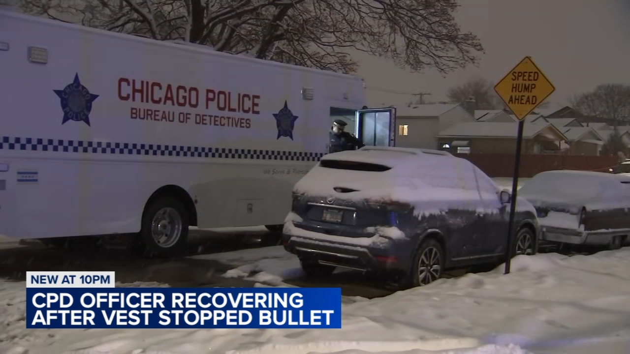 Chicago police officer shot in vest, 2 others injured in exchange of ...