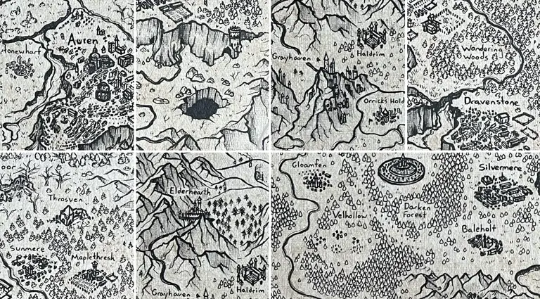 Realms of wonder: The beauty of hand-drawn fantasy maps