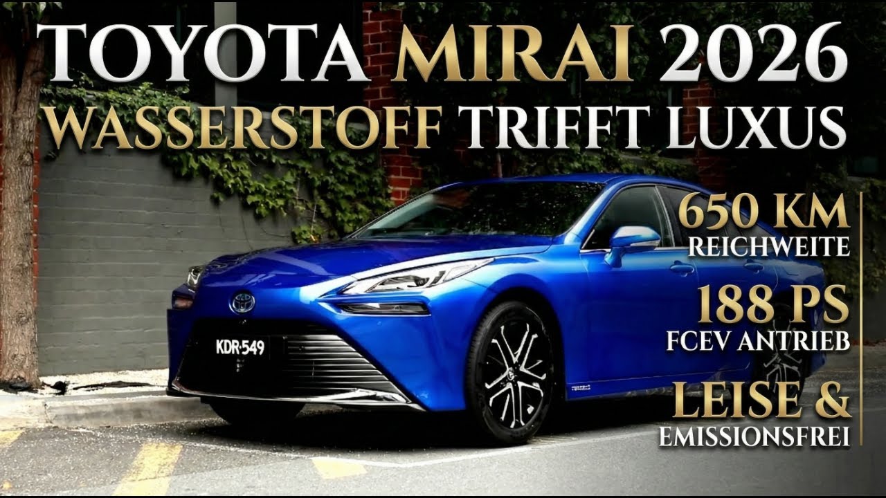 Spannende Toyota Mirai Reichweite Bild