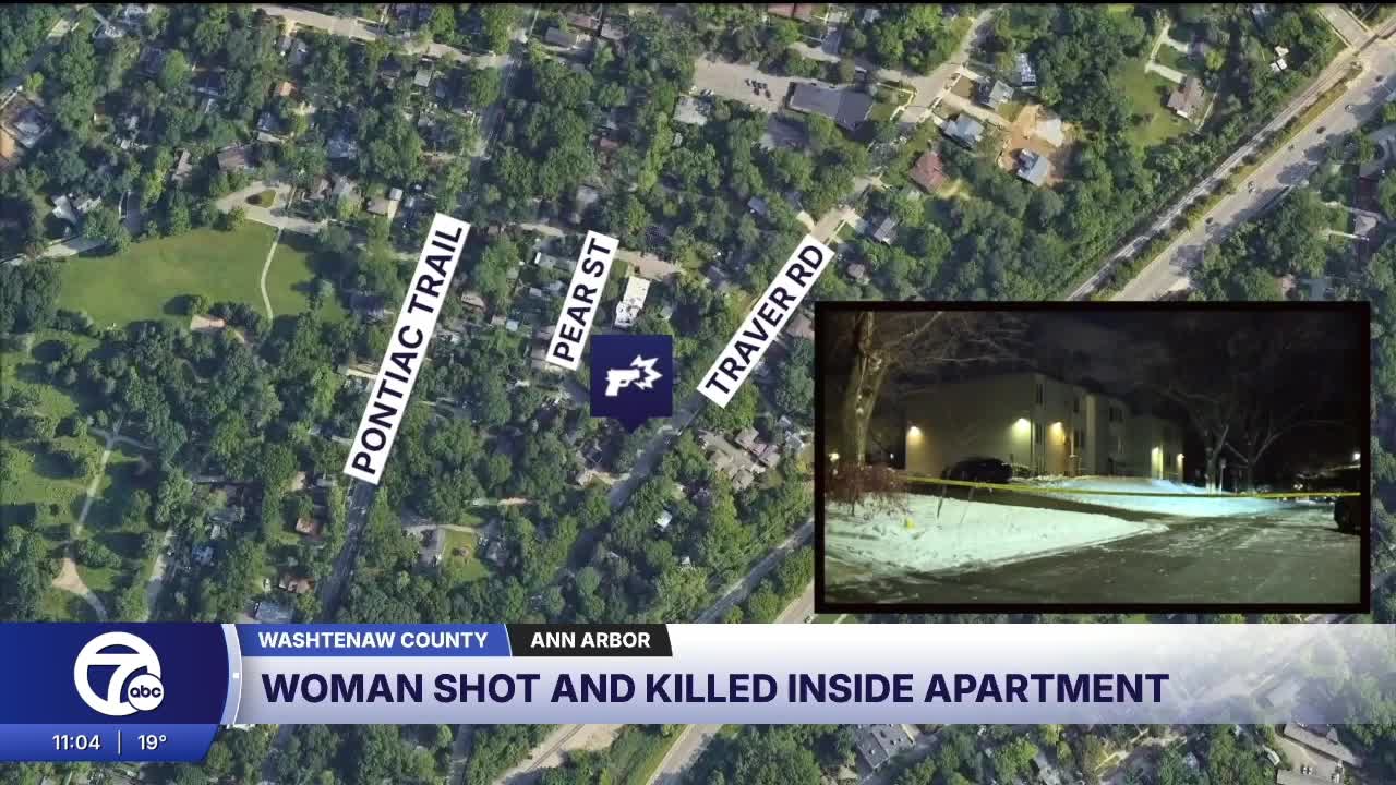 Woman shot and killed inside Ann Arbor apartment