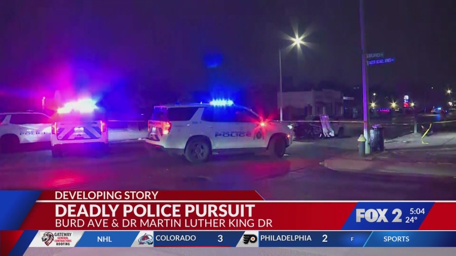 Suspect killed, 2 injured after pursuit ends in crash in north St. Louis