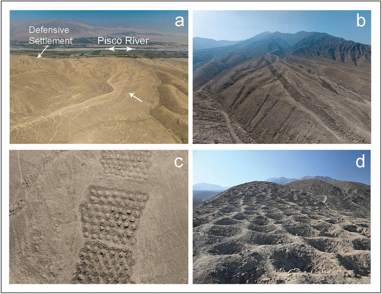 Análisis moderno de los agujeros de Monte Sierpe con drones