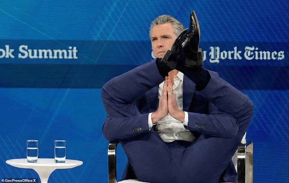 Newsom blasted for response to online trolls after AI photo went viral